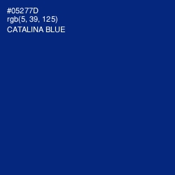 #05277D - Catalina Blue Color Image